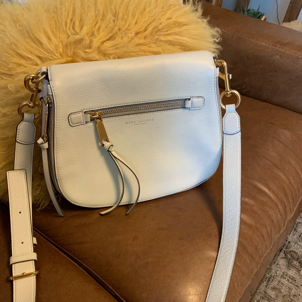 Marc Jacobs Ivory Leather Crossbody